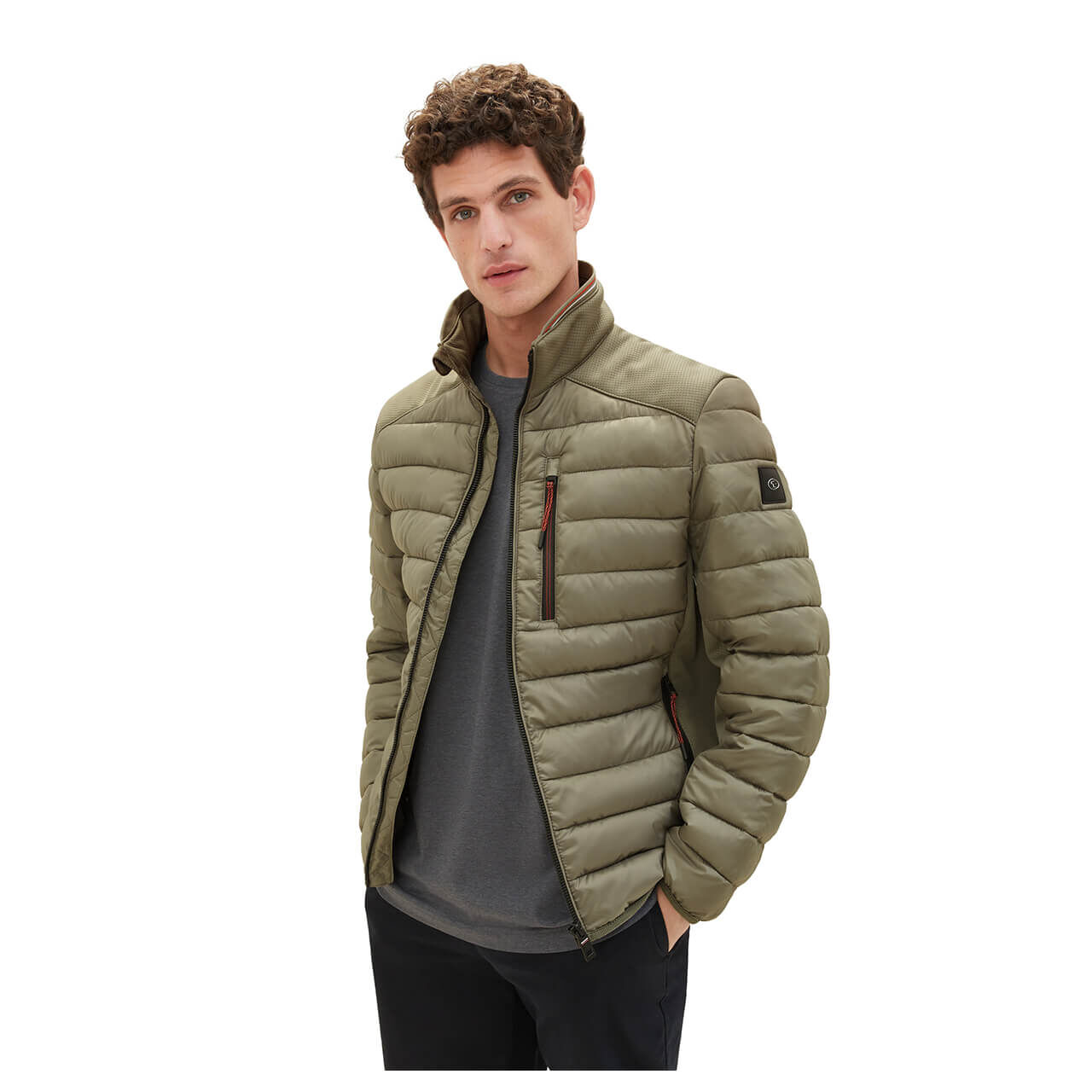 Tom Tailor Hybrid Jacke in Grün kaufen 32097 - Main Image