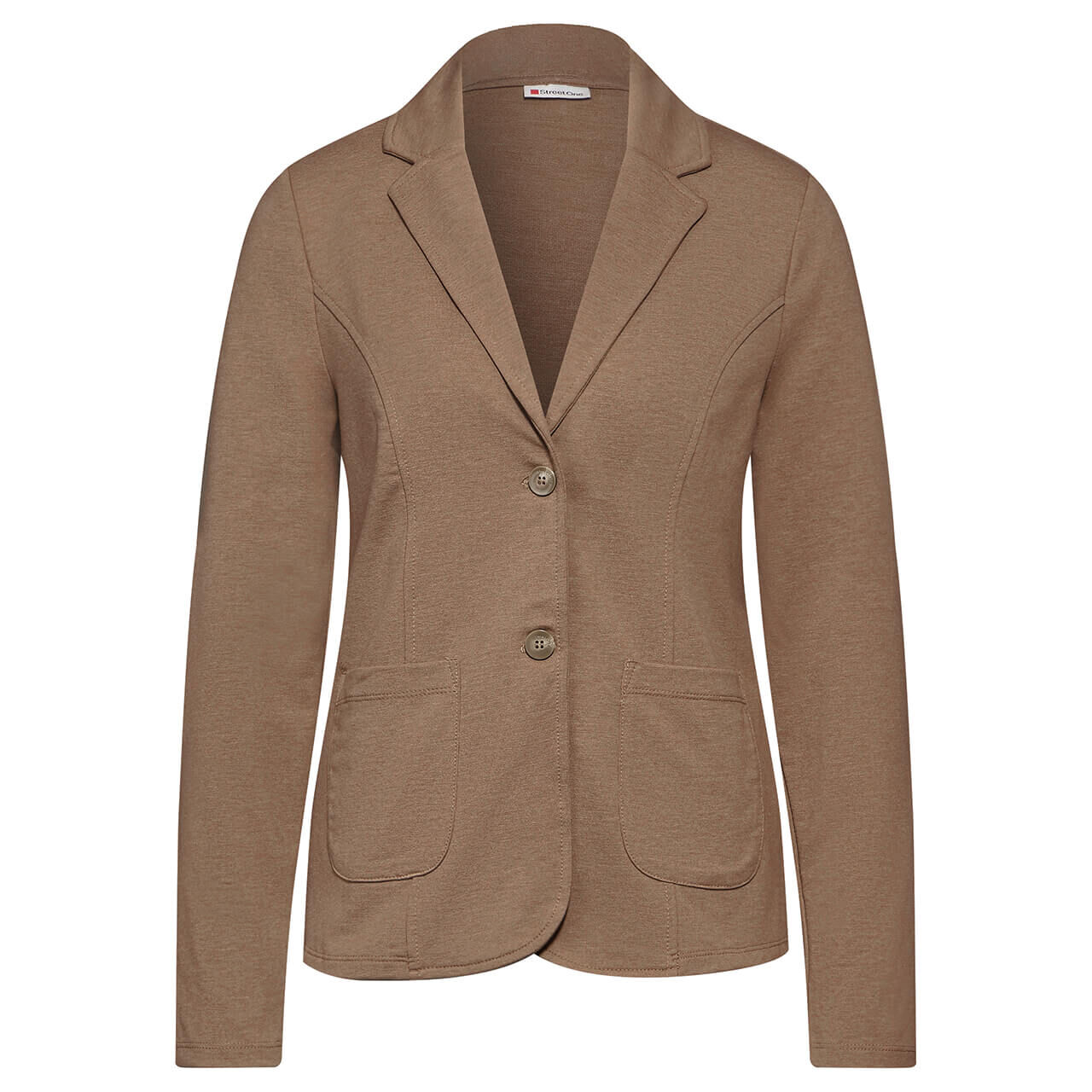 Street One Damen Blazer Basic rich mocha melange Street One Damen Blazer Basic rich mocha melange