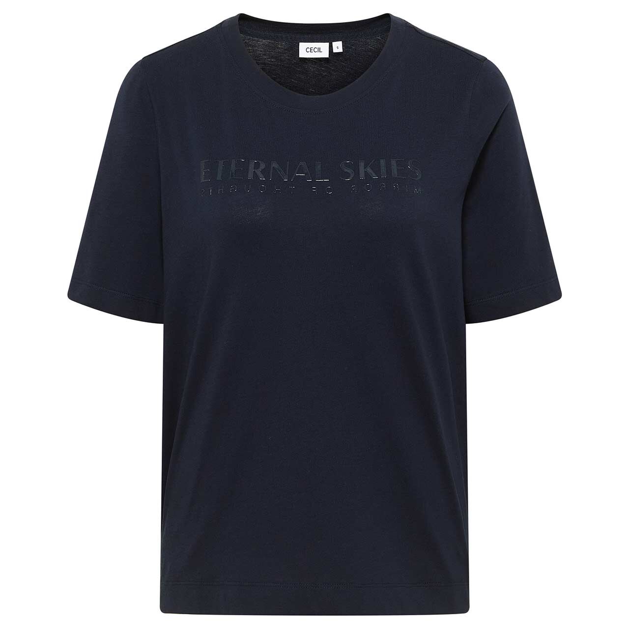 Cecil Damen T-Shirt Eternal Skies urban dark blue 