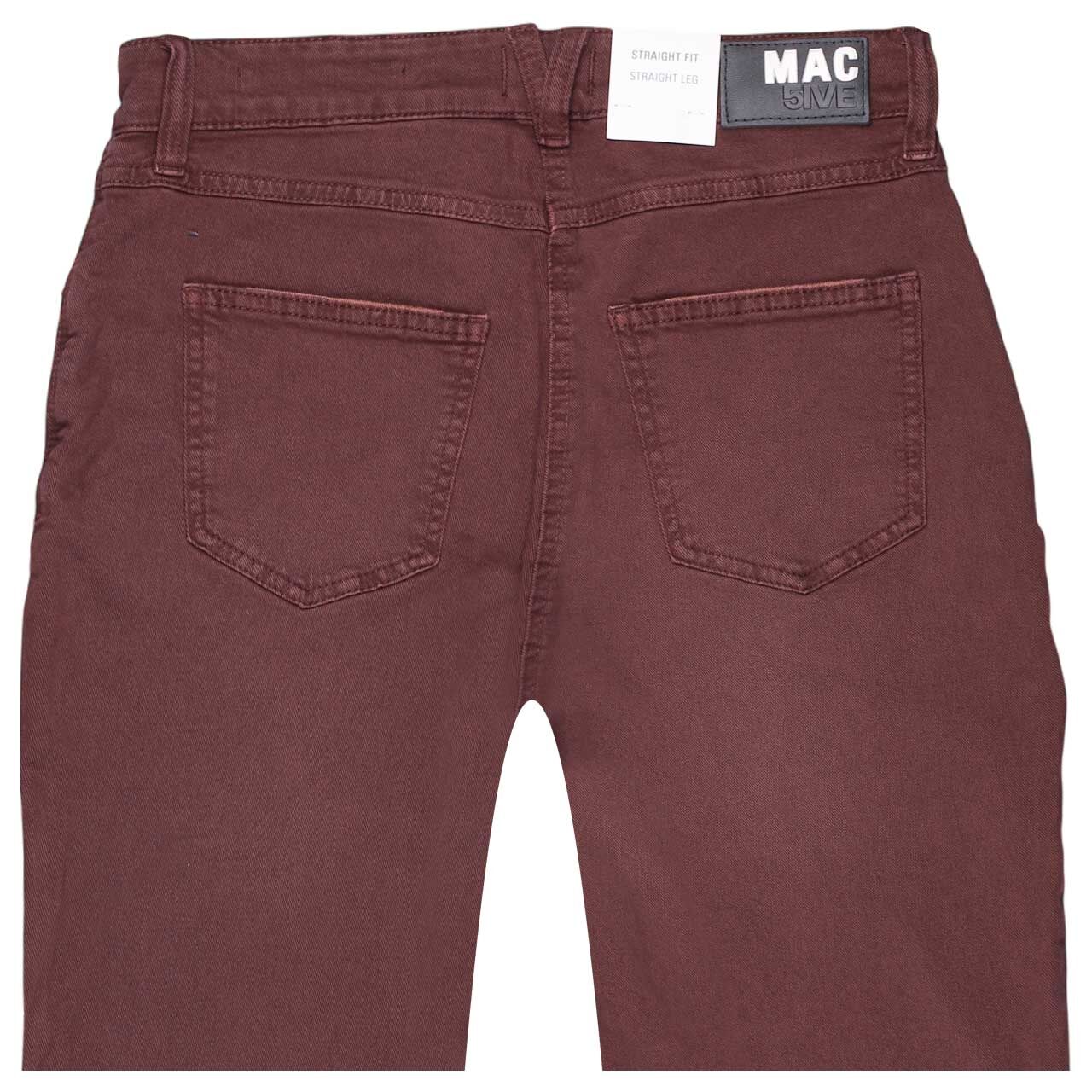 Damenjeans Melanie von MAC in Lila, detaillierte Rückansicht