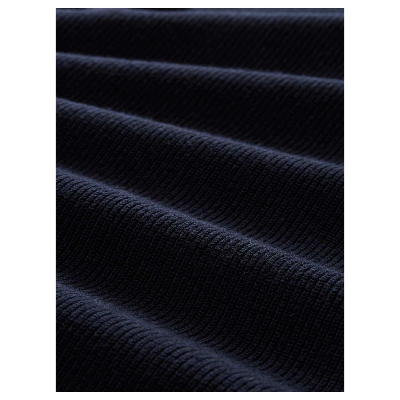 Tom Tailor Herren Pullover Cashmere Structured Crew Knit navy melange