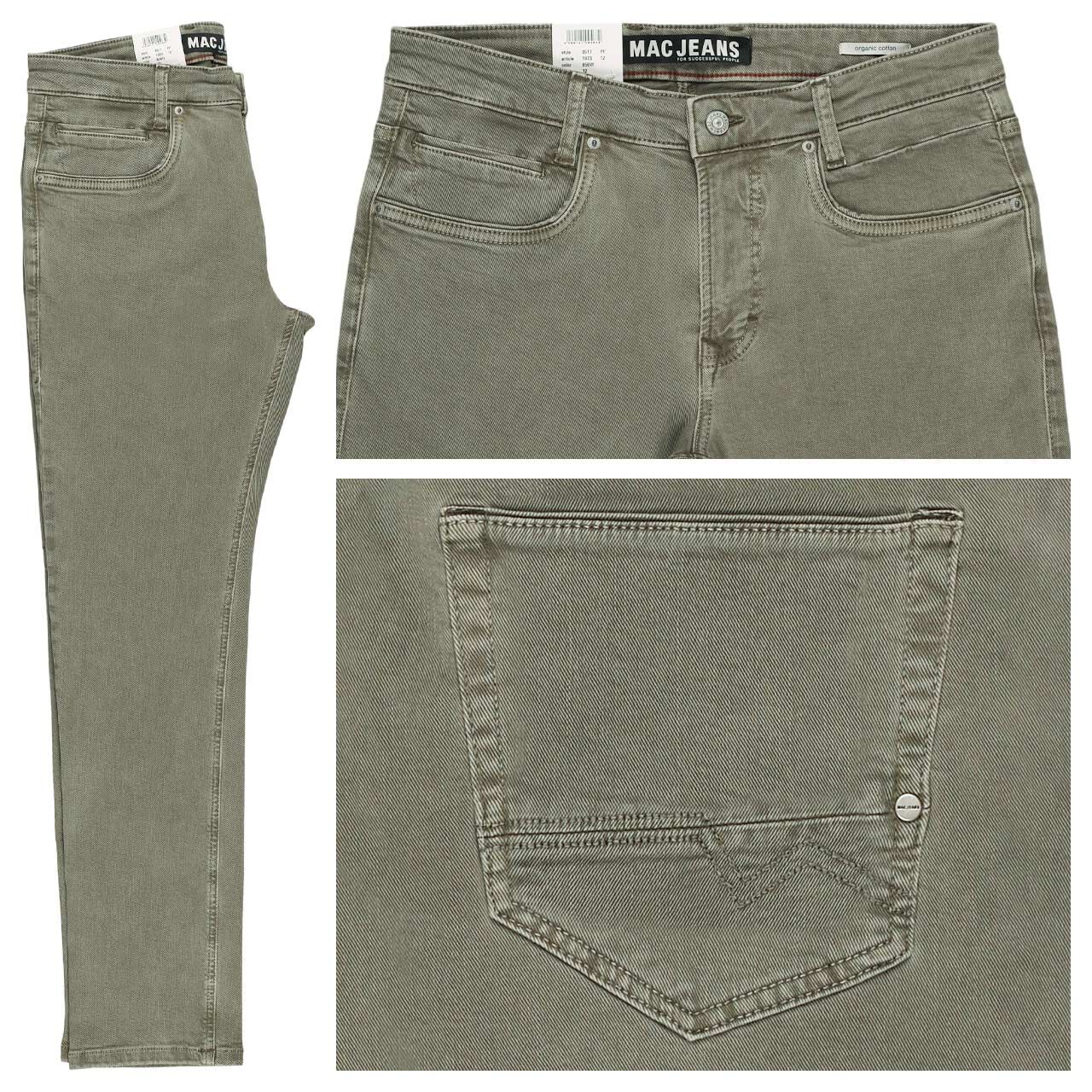 MAC Arne Pipe Driver Jeans leaf green
