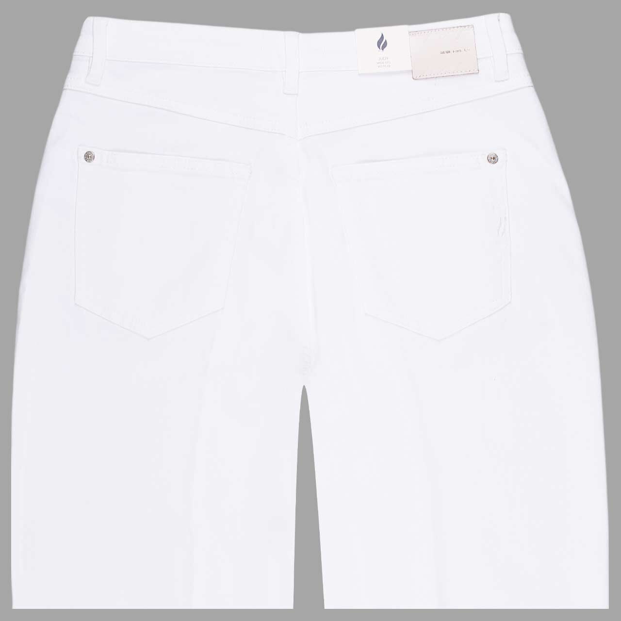 Damenjeans Judy von Blue Fire in Weiß, detaillierte Rückansicht