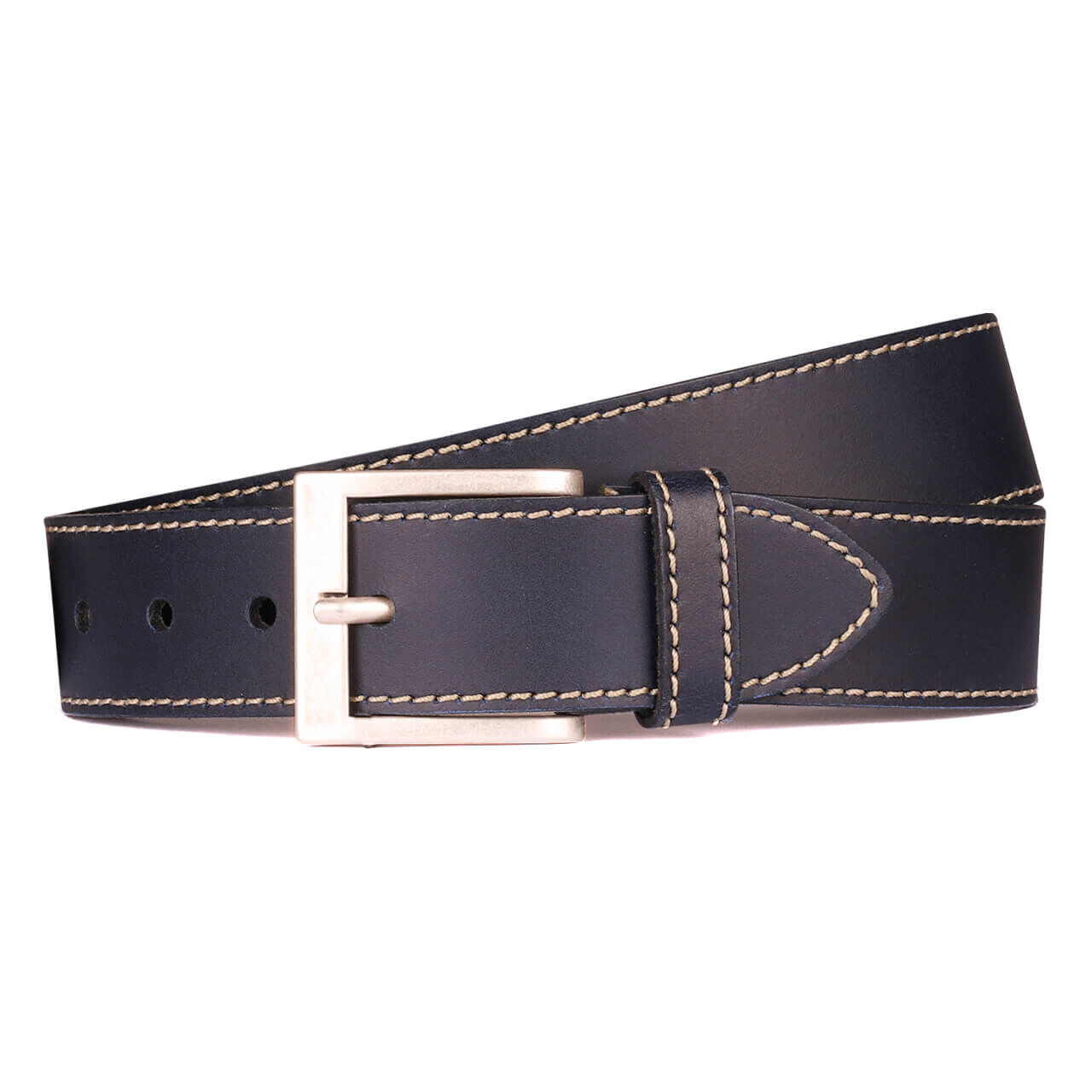 Bernd Götz Herren Pull Up Ledergürtel dark blue Bernd Götz Herren Pull Up Ledergürtel dark blue