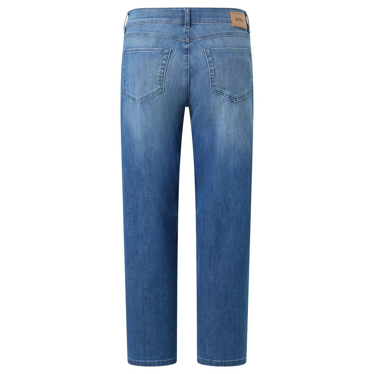 Damen Ankle Jeans Evy Barrel von Angels in Blau verwaschen, Rückansicht