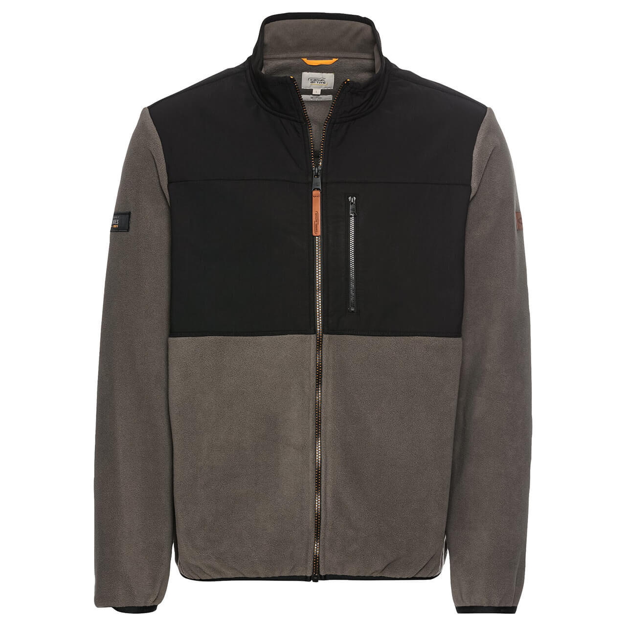 Camel active Herren Fleece Jacke rock grey 