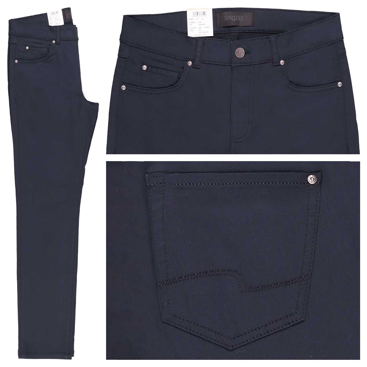 Damen Baumwollhose Cici von Angels in Dunkelblau mit der Farbnummer 220