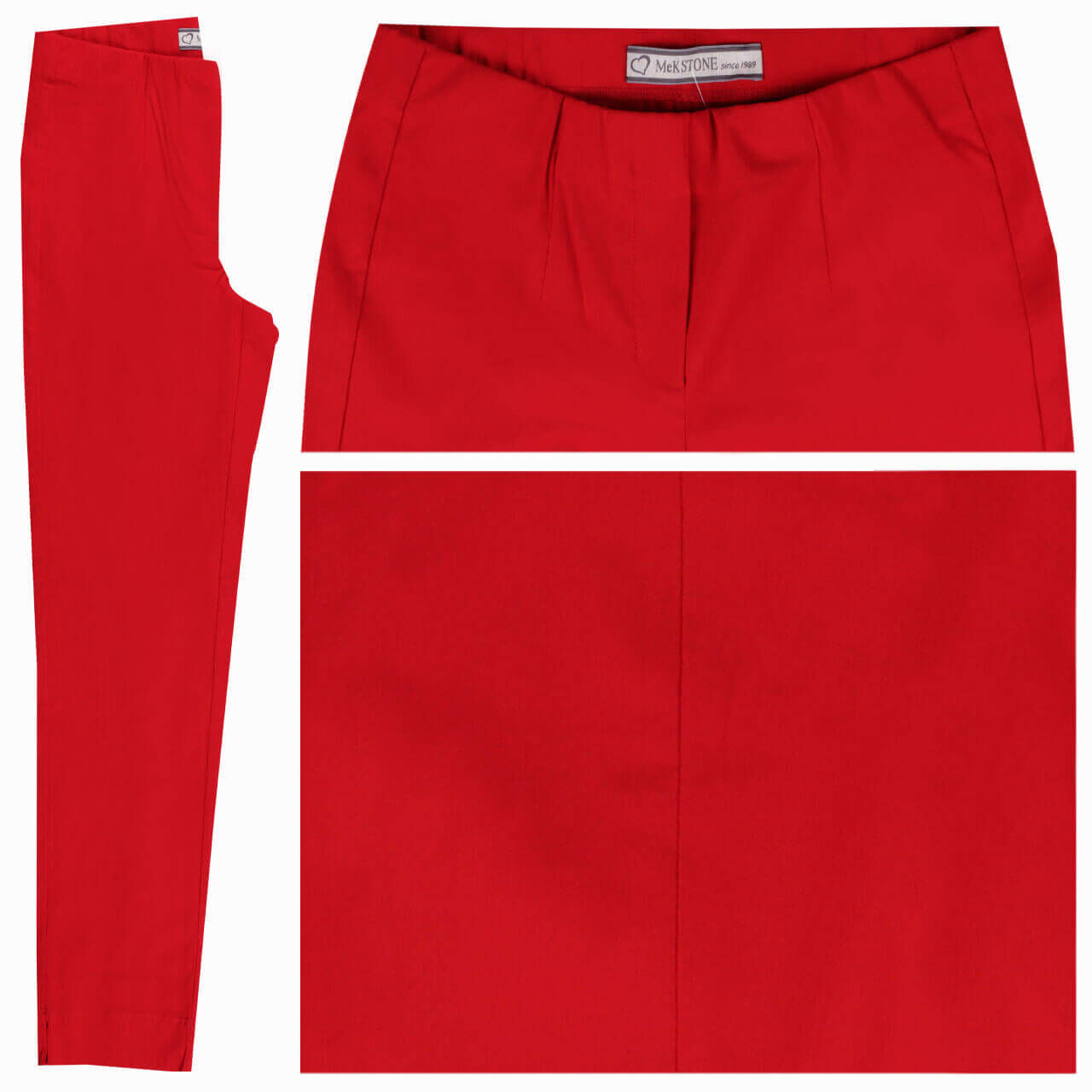 Mekstone Ines Bengalinhose für Damen in Rot, FarbNr.: 03 Mekstone Ines Bengalinhose für Damen in Rot, FarbNr.: 03