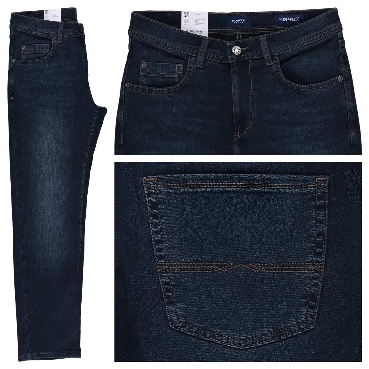 Pioneer Rando Jeans Megaflex blue used thermo denim