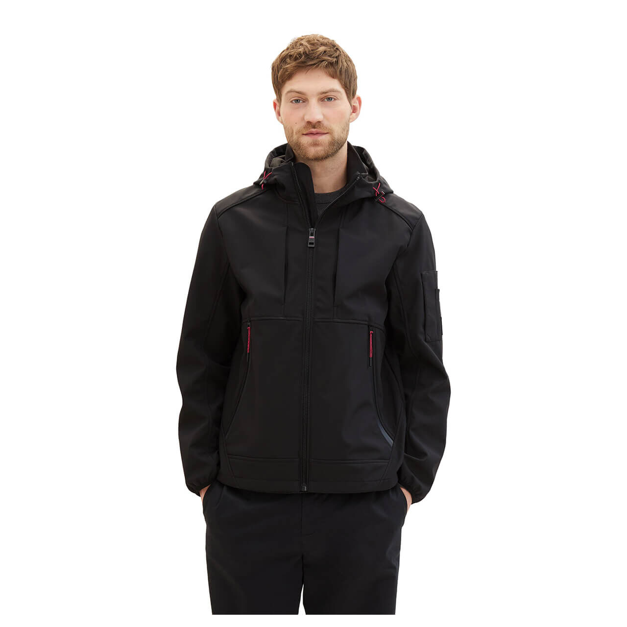 Tom Tailor Herren Jacke Softshell Jacket black