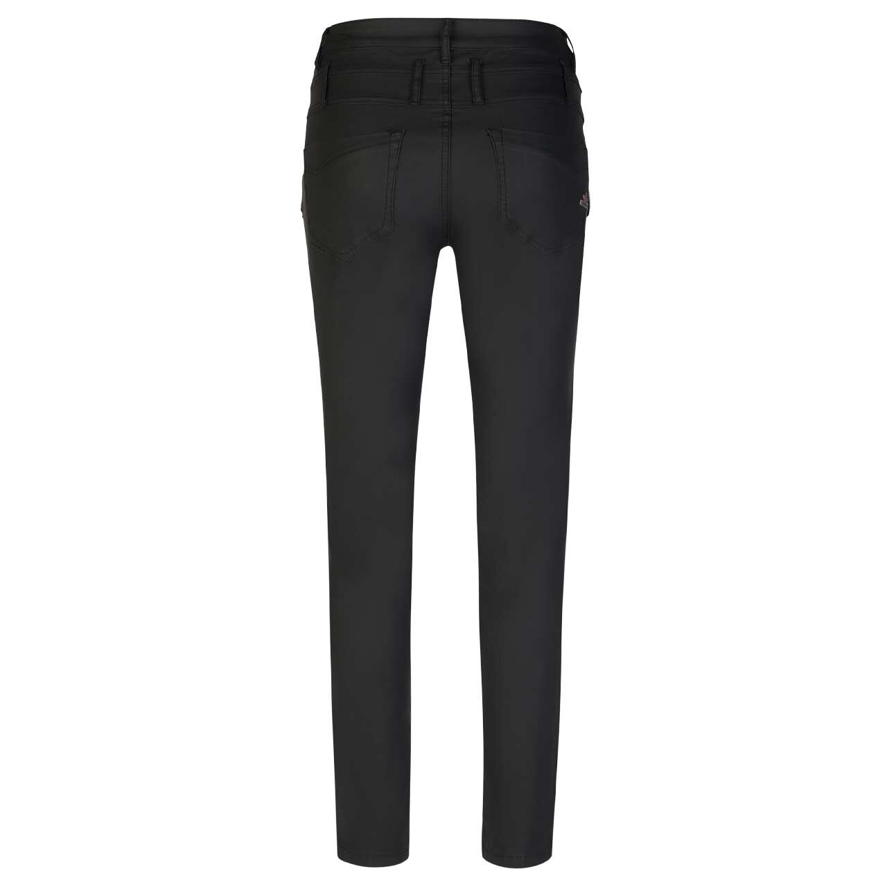 Stretch Damenhose Florida-Z Coated von Buena Vista in Schwarz beschichtet, Rückansicht