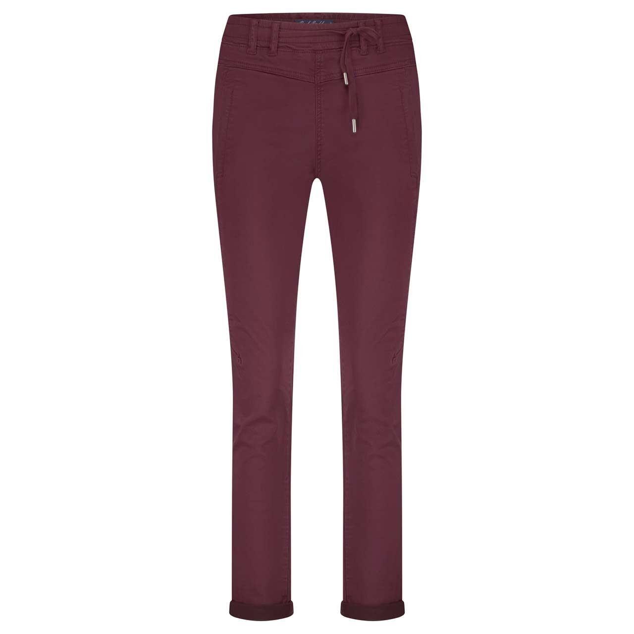 Damenhose Tessy Jogpants Ankle von Red Button in Weinrot, Vorderansicht