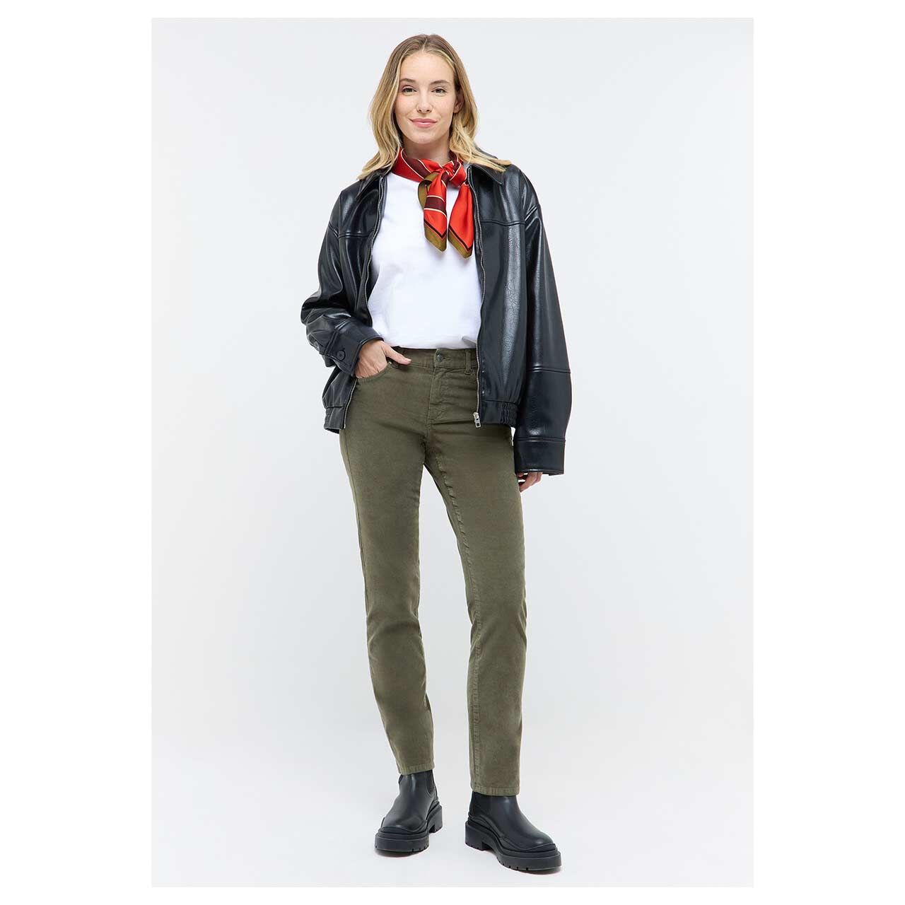 Angels Cici Cordhose khaki used