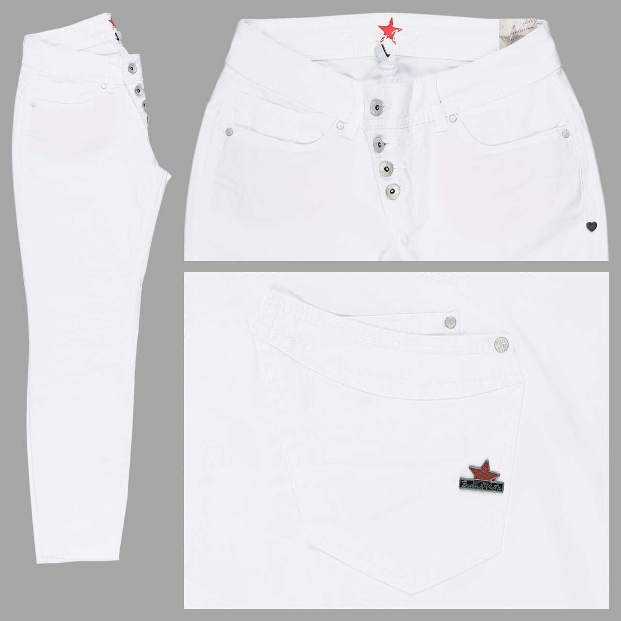 Buena Vista Malibu 7/8 Stretch Twill Baumwollhose classic white fringe