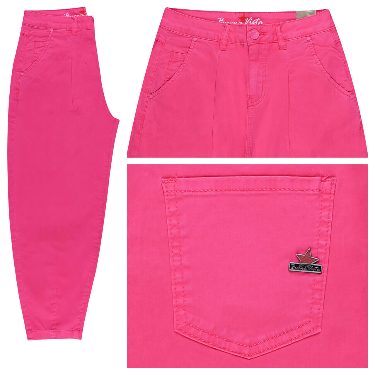 Buena Vista Ballon 7/8 Light Twill Baumwollhose intense pink Buena Vista Ballon 7/8 Light Twill Baumwollhose intense pink