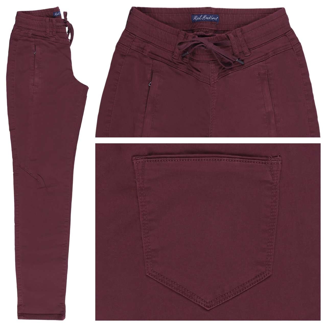 Red Button Tessy Jogpants Ankle Jeans aubergine