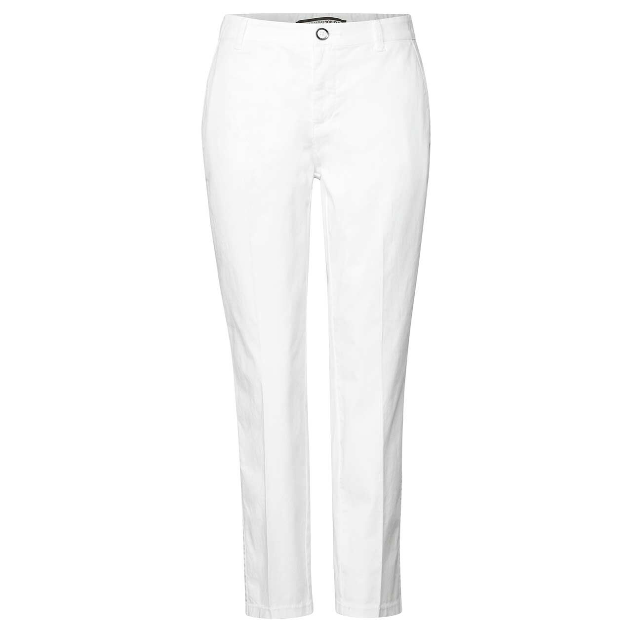 Street One Ankle Chinohose Peach Twill off white Street One Ankle Chinohose Peach Twill off white