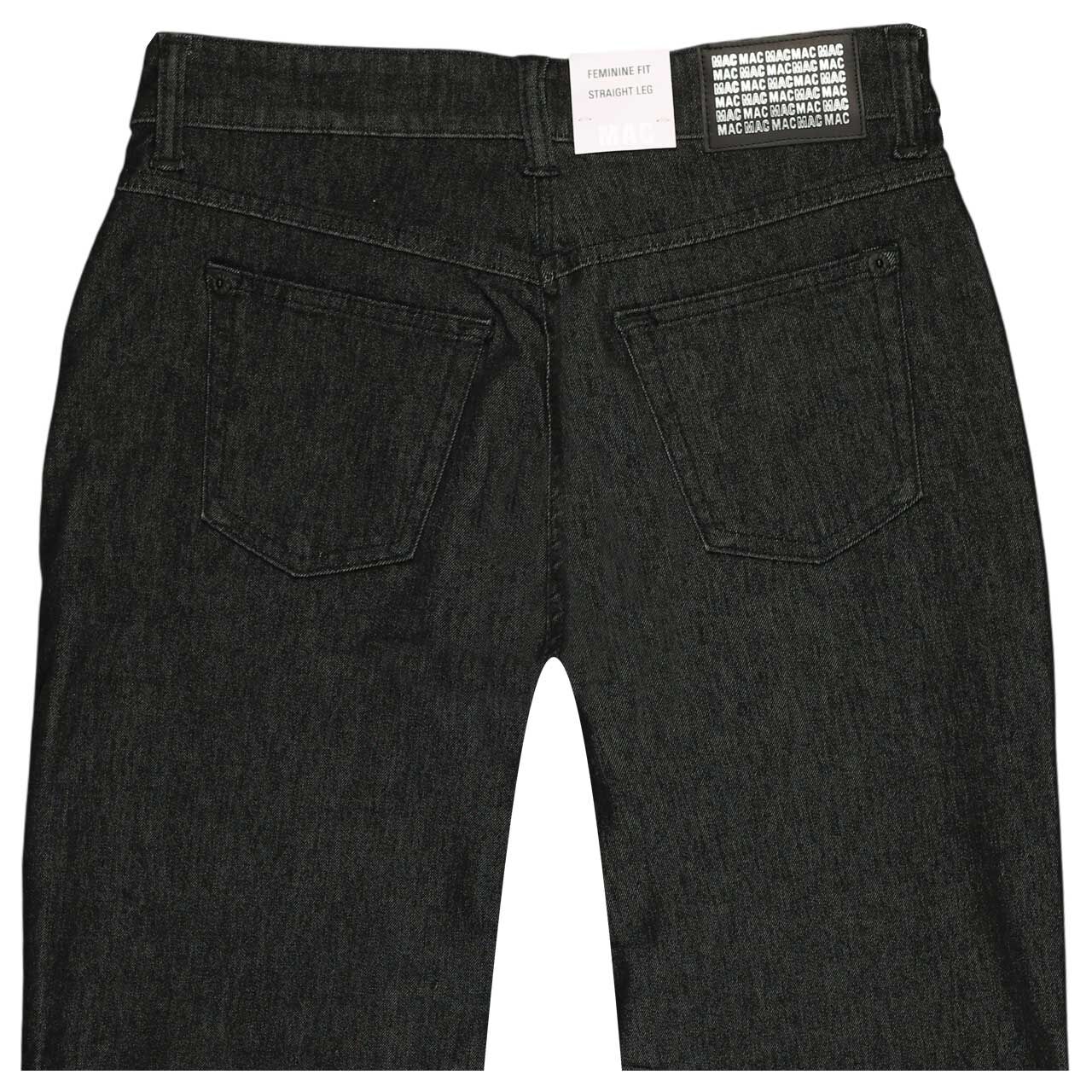 Damenjeans Stella von MAC in Schwarz, detaillierte Rückansicht
