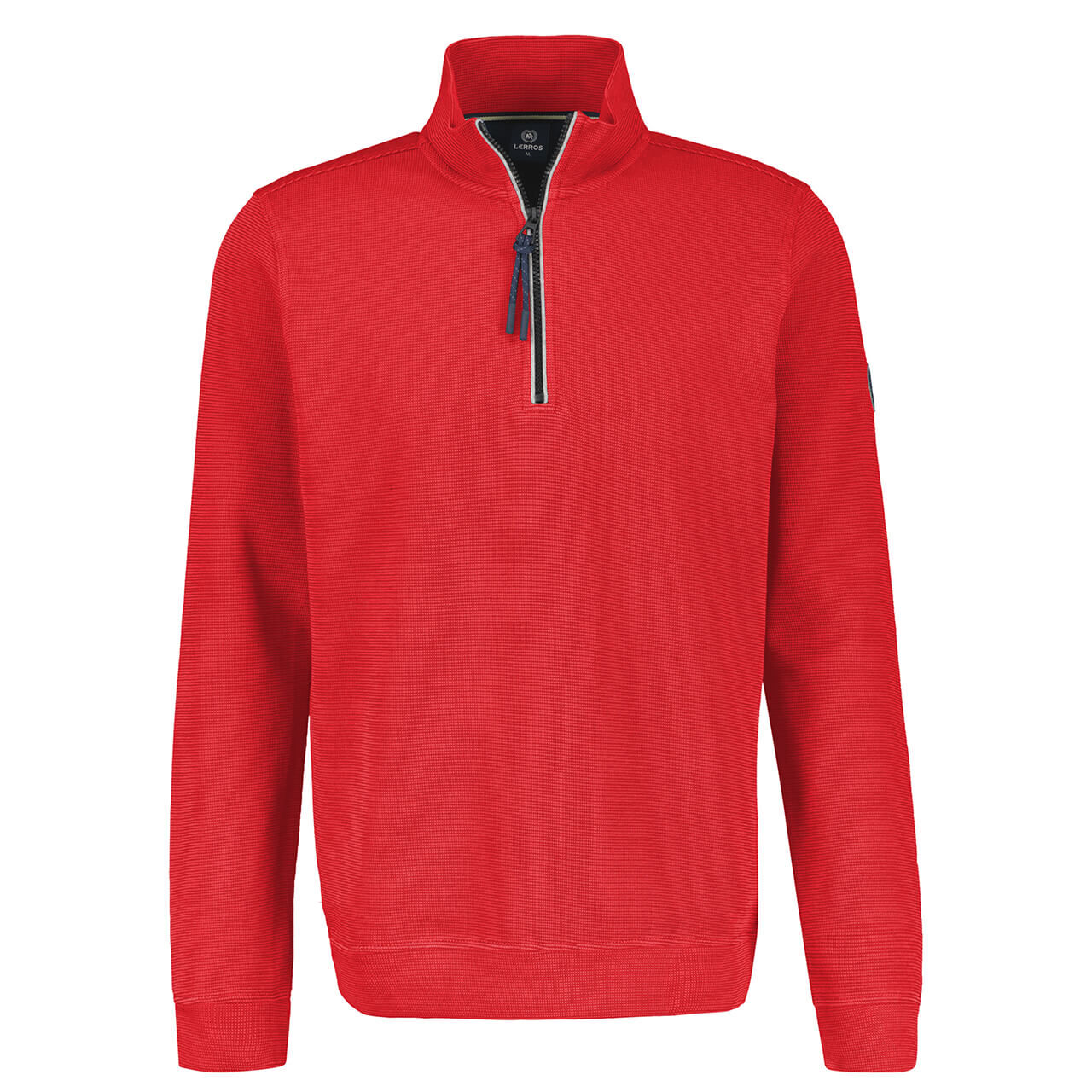 Lerros Herren Pullover Troyer urban red