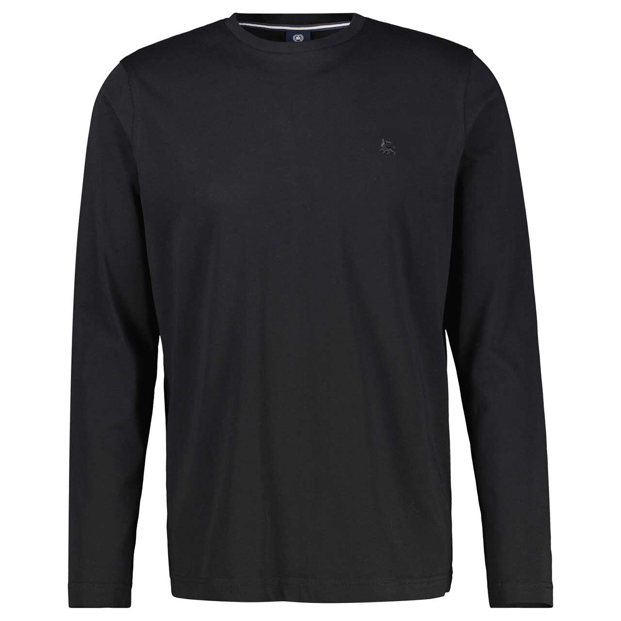 Lerros Herren Langarm Shirt black
