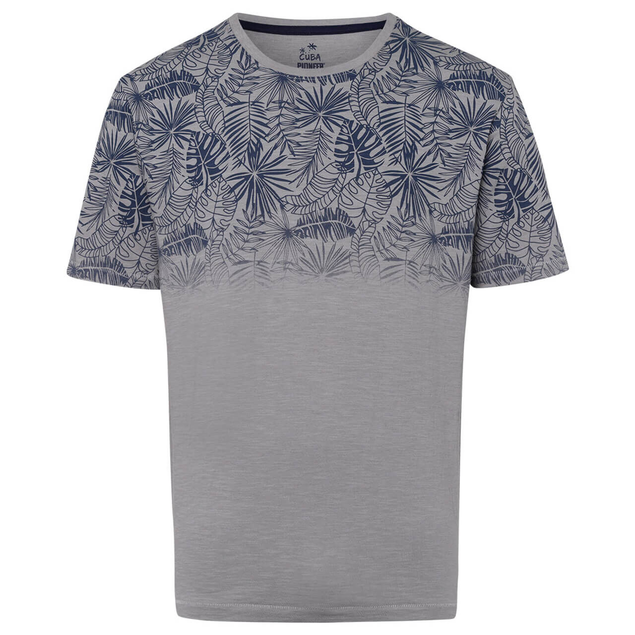 Pioneer T-Shirt für Herren in Grau mit Print, FarbNr.: 9916
