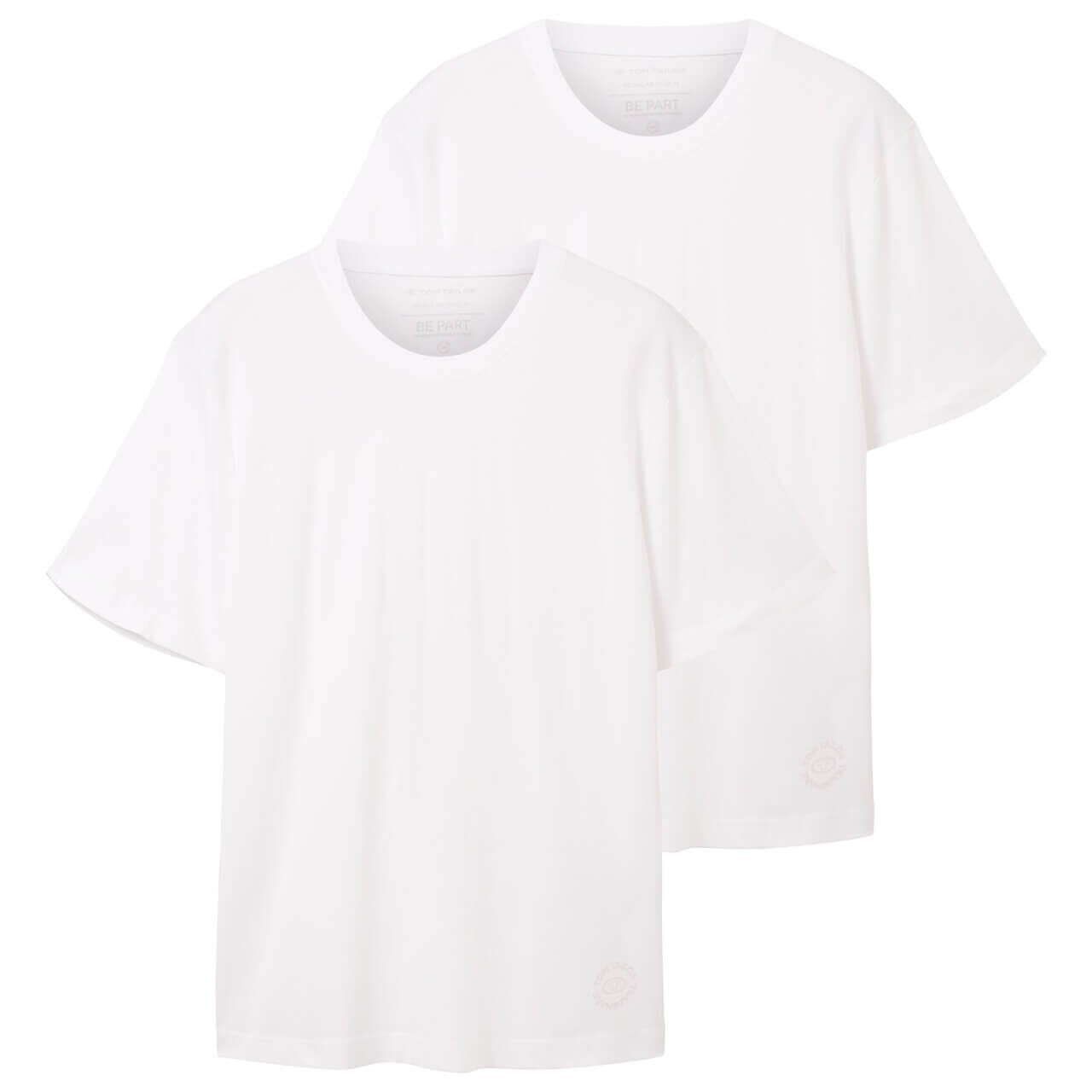 Tom Tailor Herren T-Shirts smart white