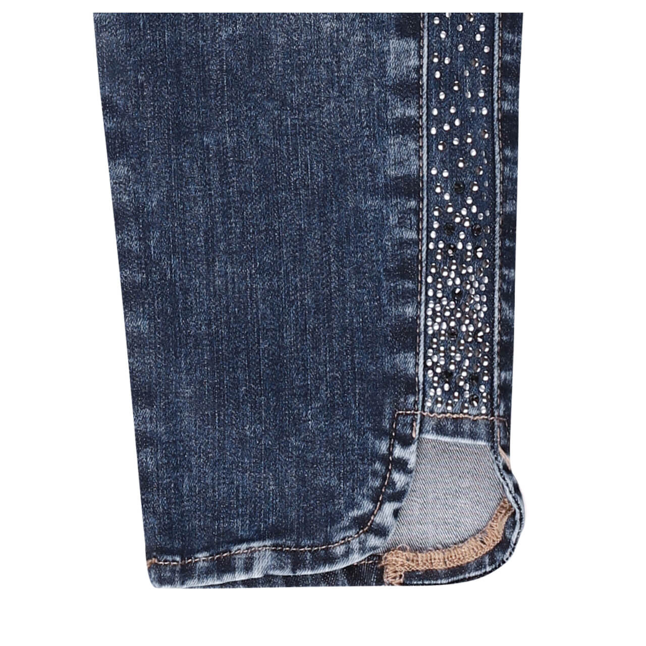 Angels Ornella 7/8 Jeans Strass dark indigo destroyed diamond