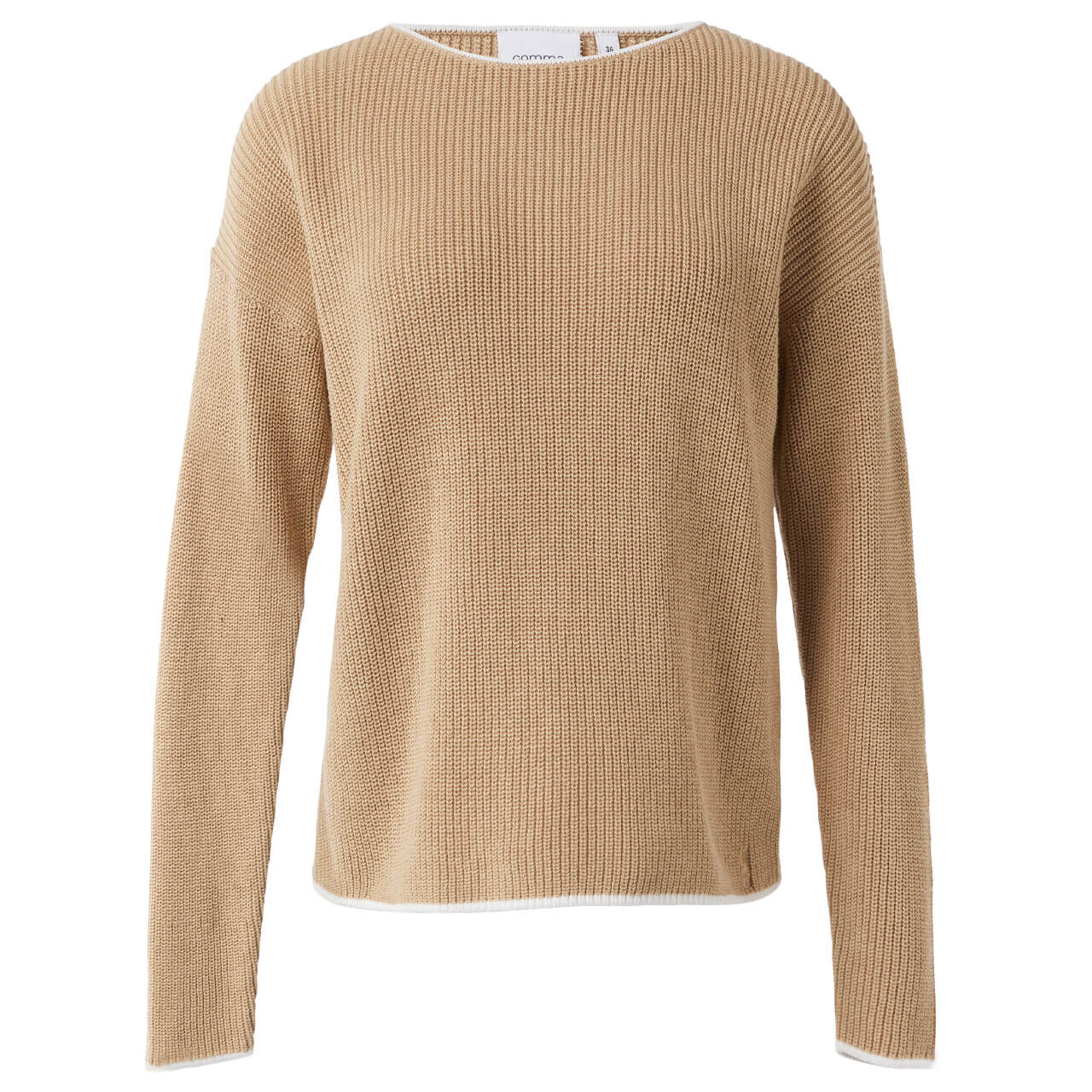 Comma Damen Pullover caramel brown