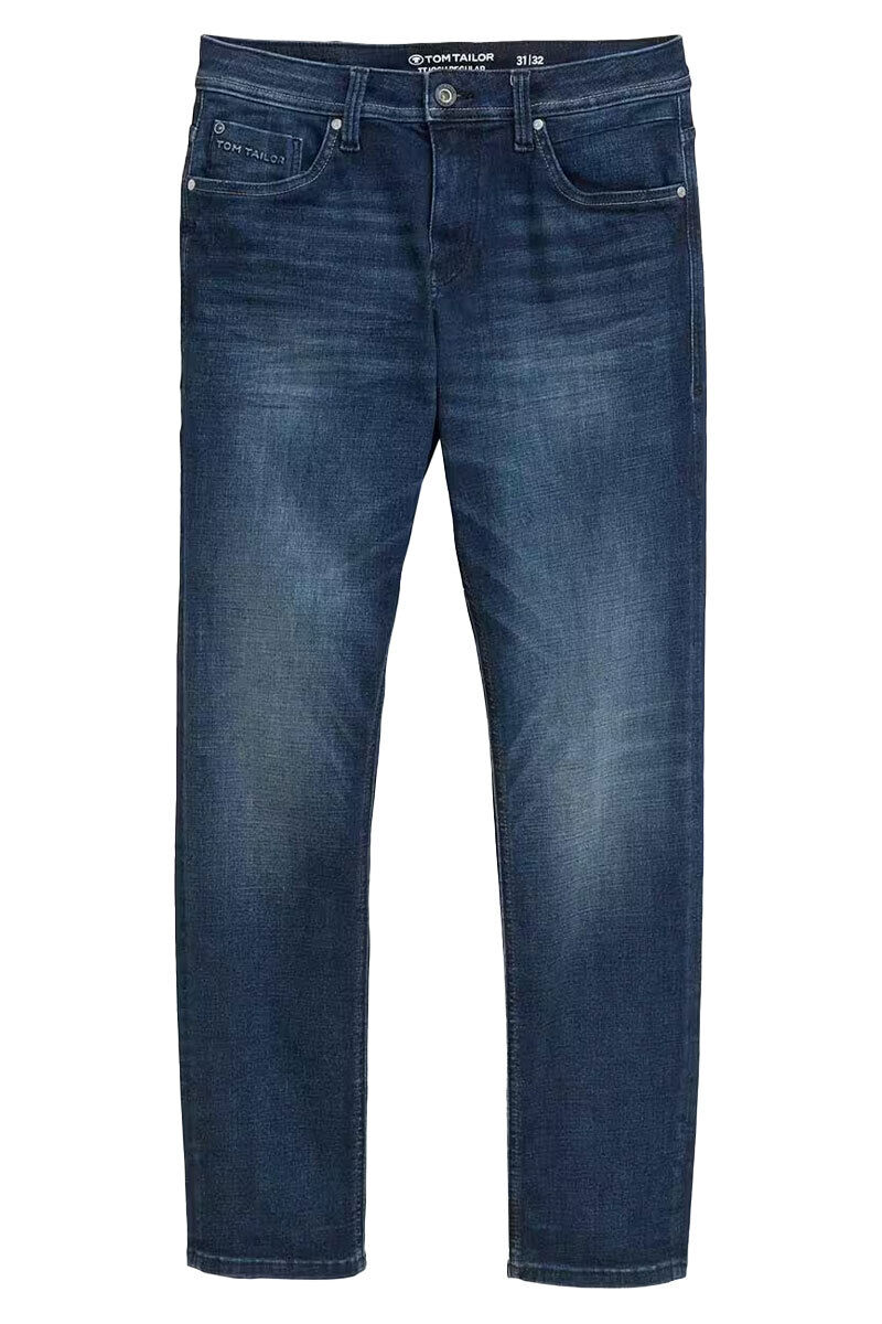 Vorderansicht der Tom Tailor Josh Herrenjeans in Blau