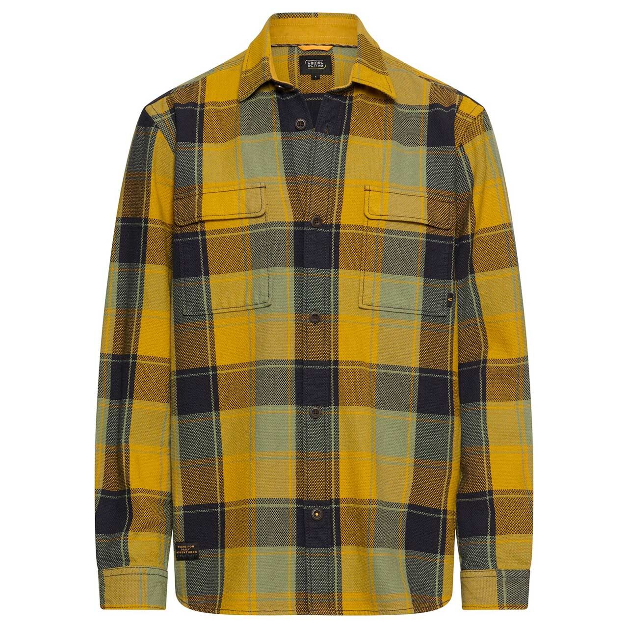 Camel active Herren Hemdjacke moss yellow