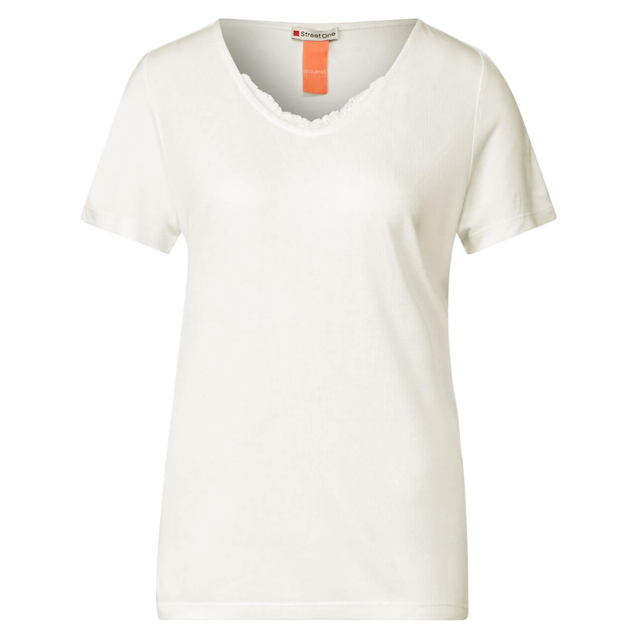 Street One V-Neck T-Shirt off white Street One V-Neck T-Shirt off white