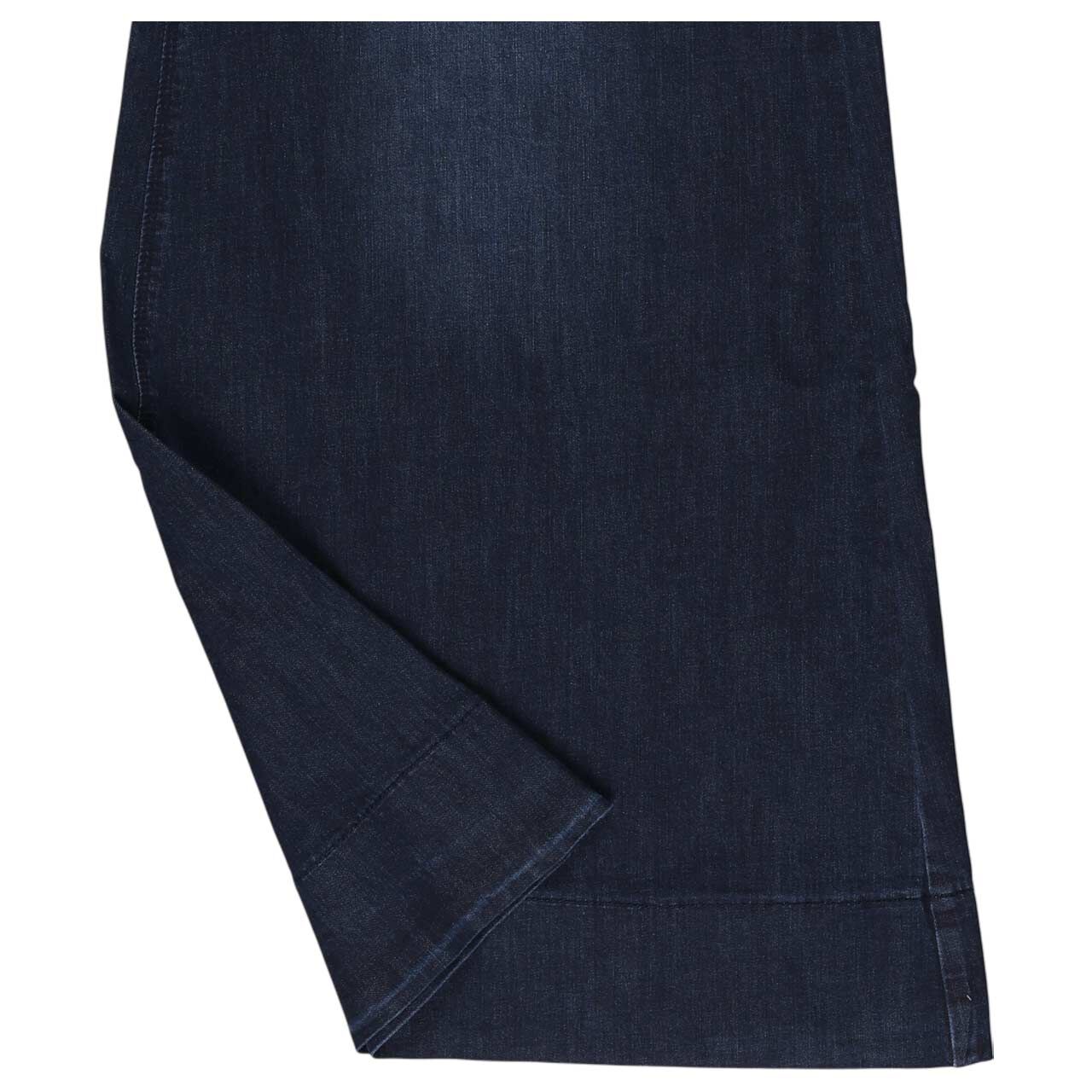 Stretch Damenjeans Palazzo Worker Air Denim von Buena Vista in Dunkelblau, Detailansicht Saum