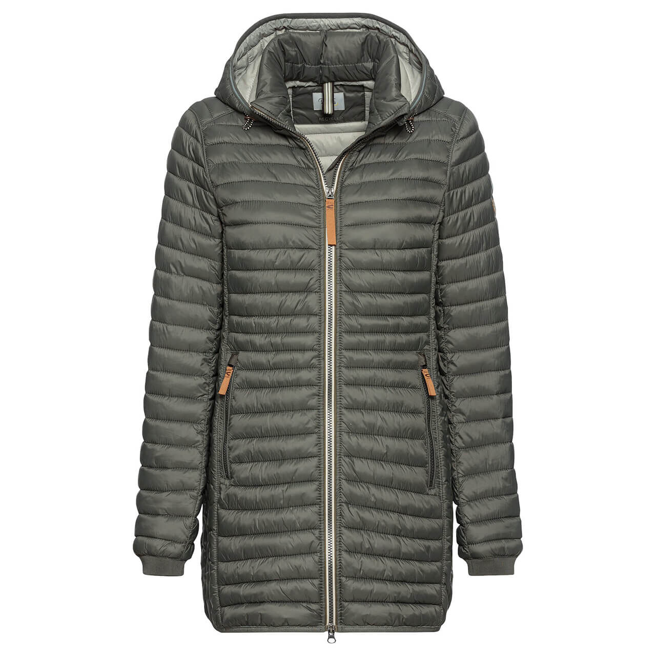 Camel active Damen Kurzmantel khaki green Camel active Damen Kurzmantel khaki green