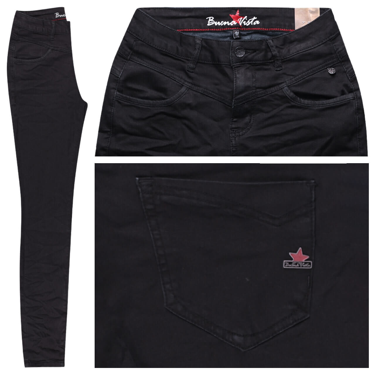 Buena Vista Jeans Florida-B Soft Warming black