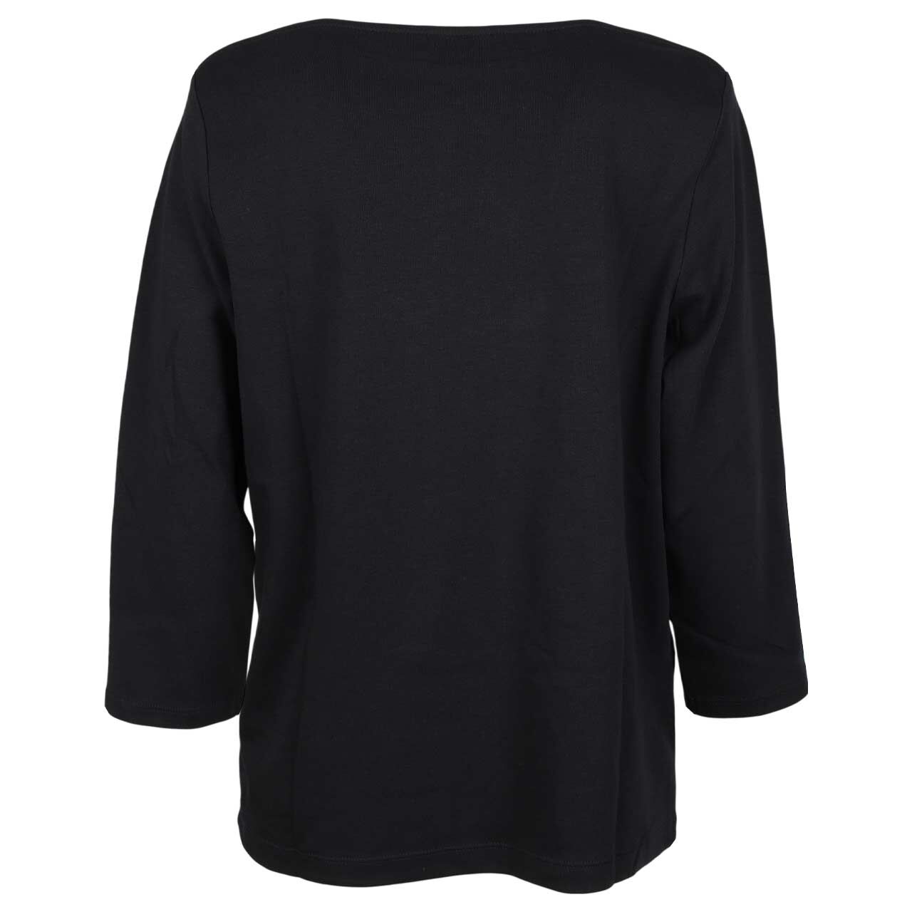Damen 3/4 Arm Shirt Basic Boatneck von Cecil in Schwarz, Rückansicht
