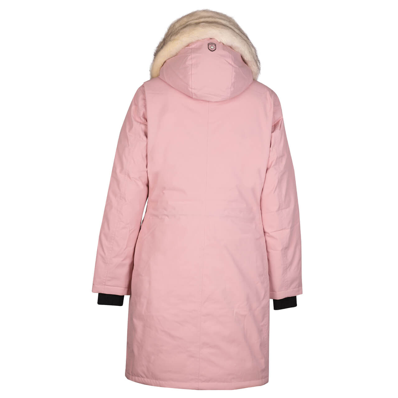 Damen Jacke Enterprise Classic Long von Wellensteyn in Pastellrosa, Rückansicht