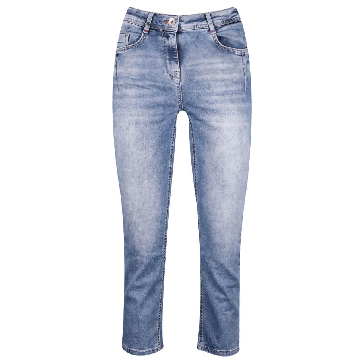 Cecil Toronto Capri 3/4 Jeans light blue washed