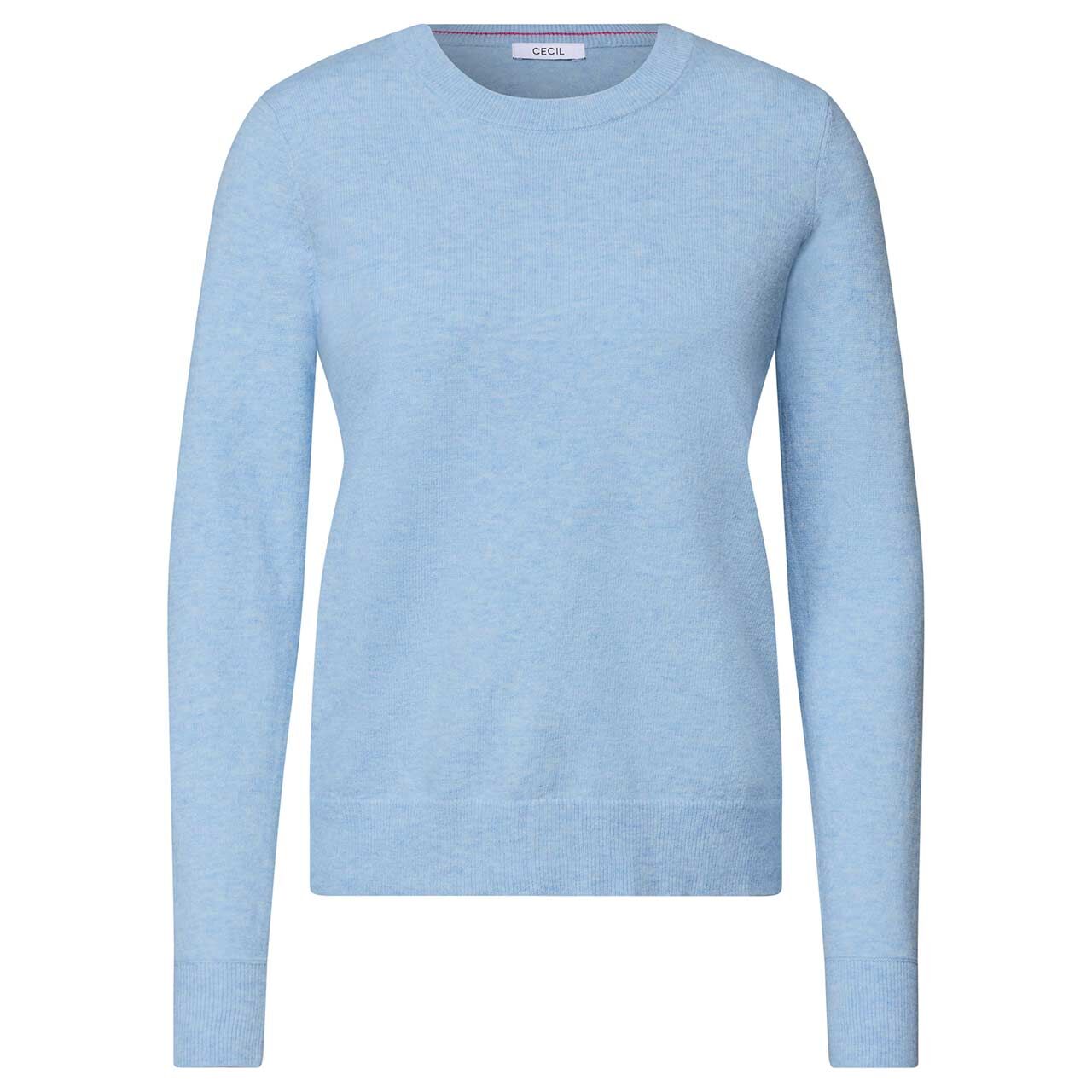Cecil Damen Pullover Cosy Roundneck cosmopolitan blue melange