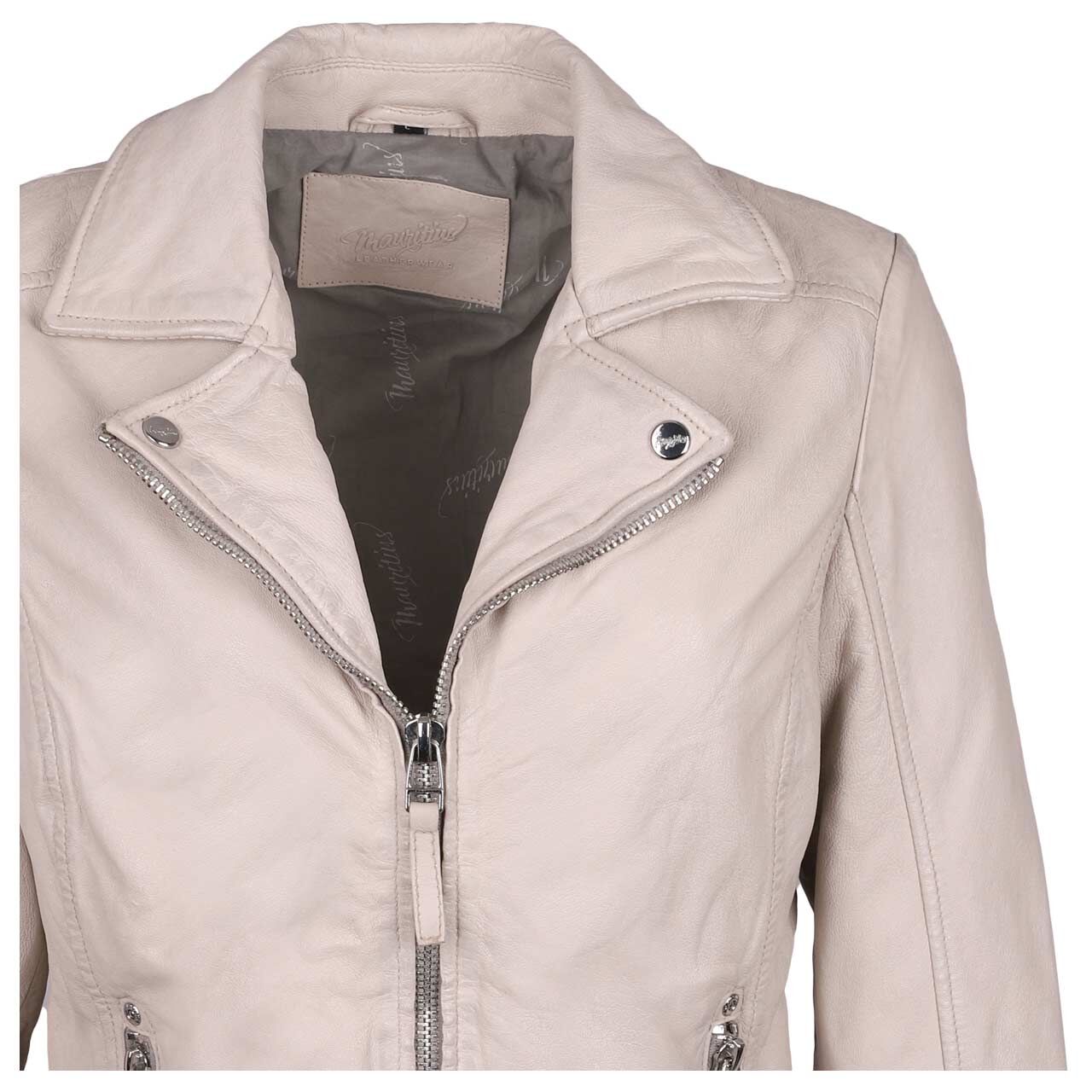 Mauritius Damen Lederjacke Louzia off white