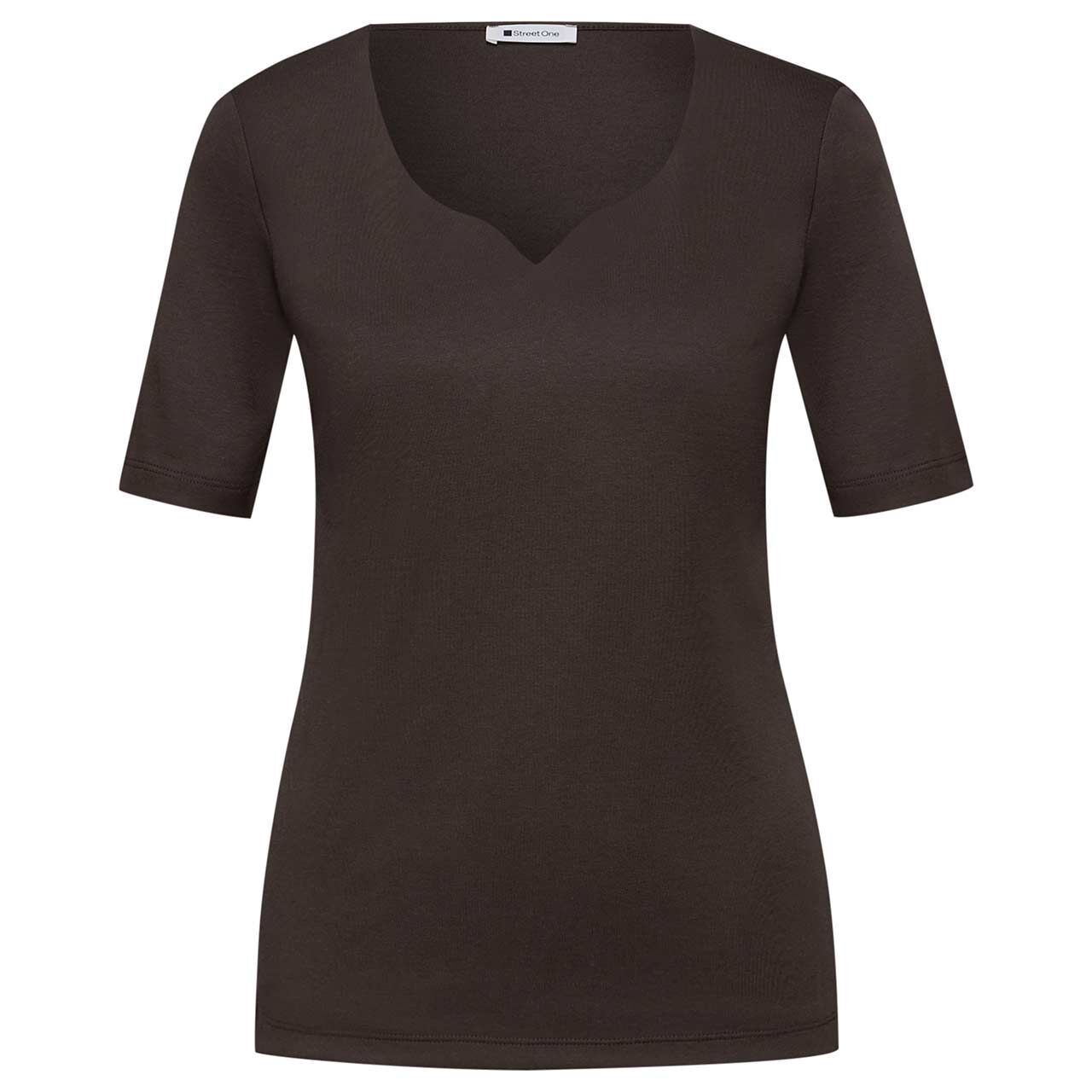 Street One Damen T-Shirt Ada espresso brown