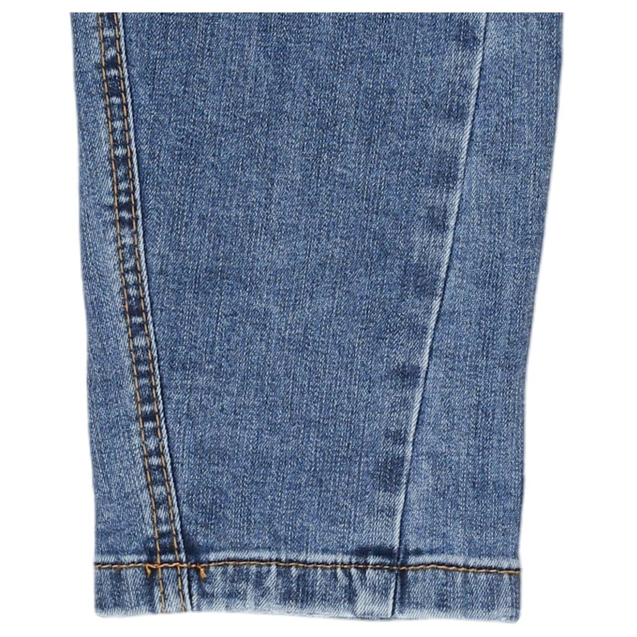 Damen 7/8 Jeans Malibu TS von Buena Vista in Blau verwaschen, Detailansicht Saum