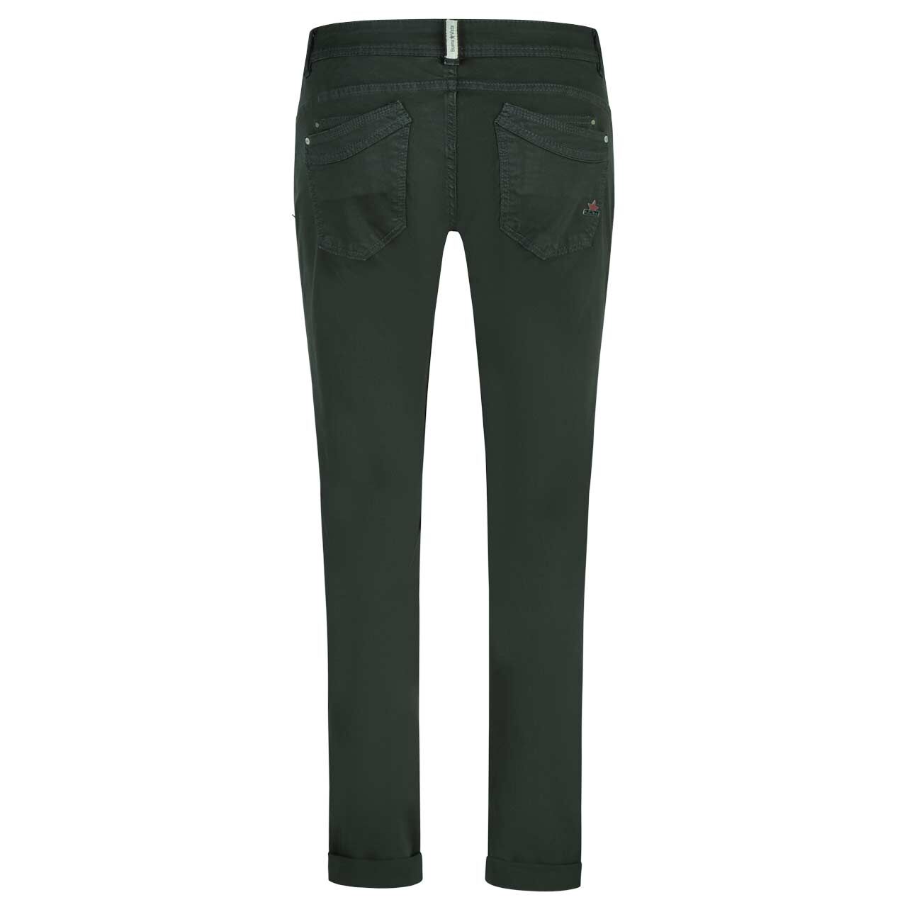 Damen Baumwollhose Malibu Stretch Twill von Buena Vista in Dunkelgrün, Rückansicht