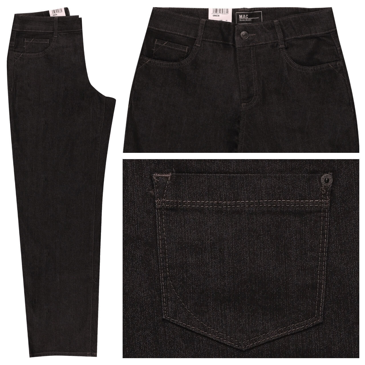 MAC Gracia Jeans fashion rinsed black