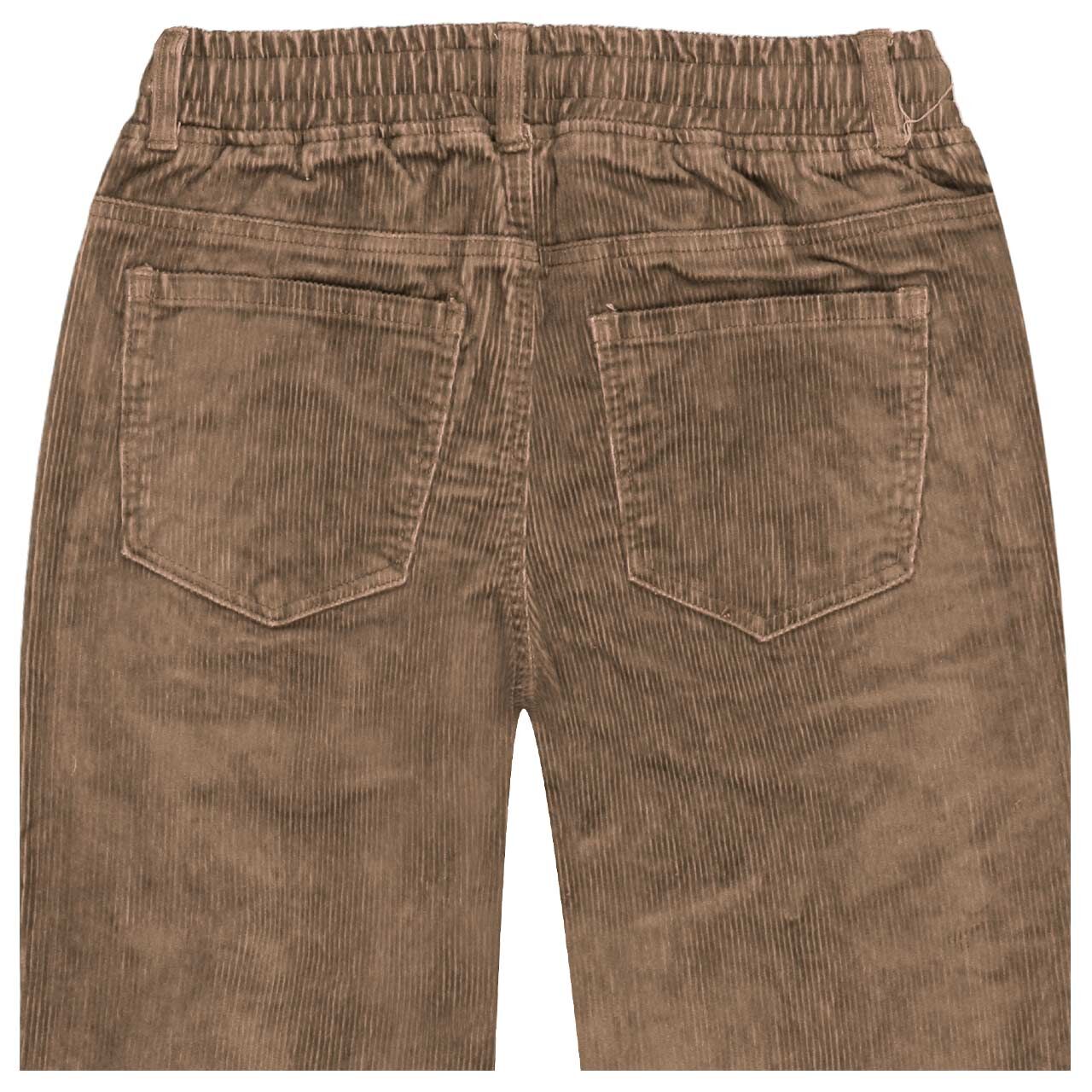 Damen Cordhose Tessy Jogpants von Red Button in Braun, Rückansicht