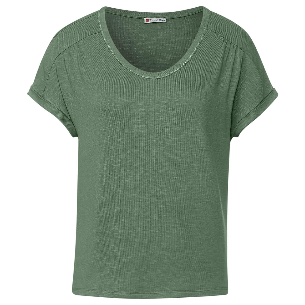 Street One Damen T-Shirt novel green