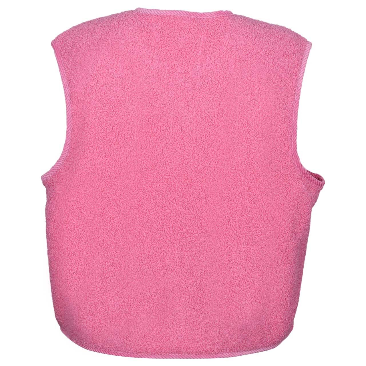 Damen Teddy Weste Short Detail Vest von Street One in Pink, Rückansicht