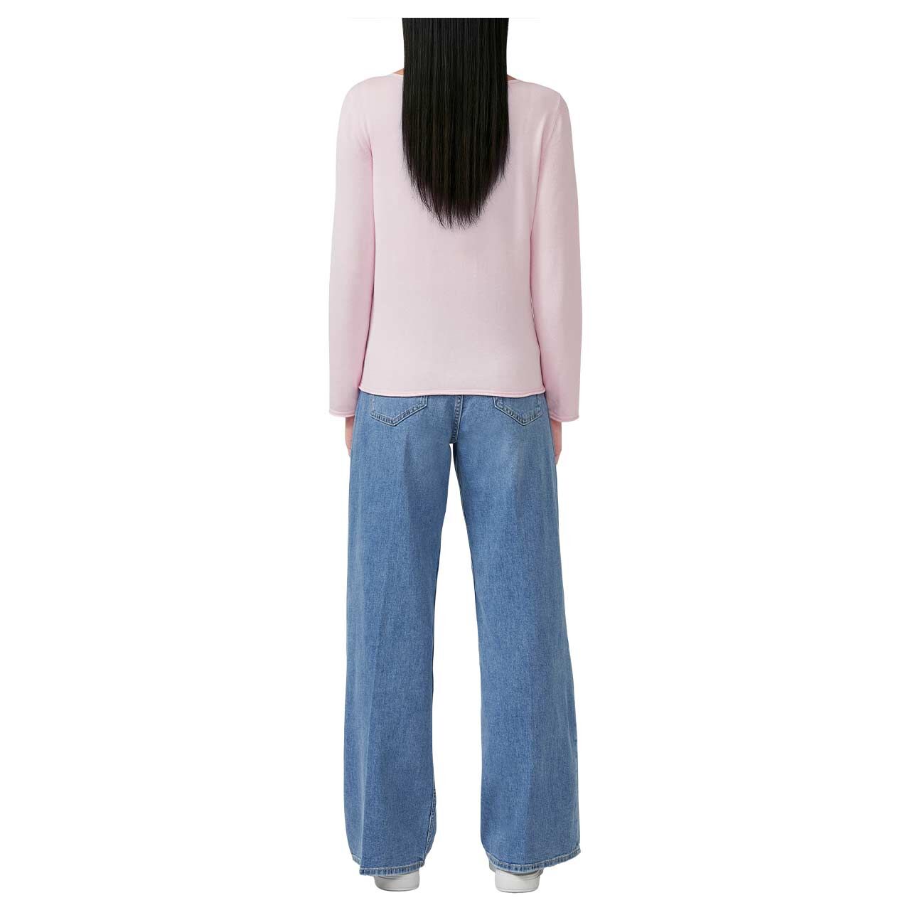 s.Oliver Damen Pullover in Rosa, Rückansicht am Model