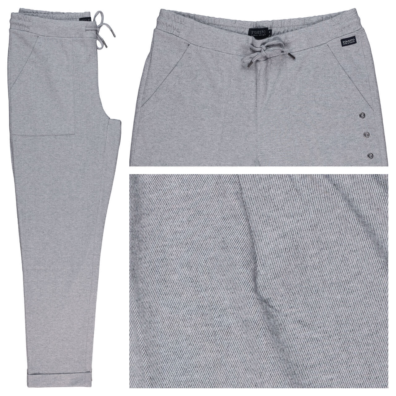 Soquesto Jogpants Ankle Hose platinum grey melange Soquesto Jogpants Ankle Hose platinum grey melange