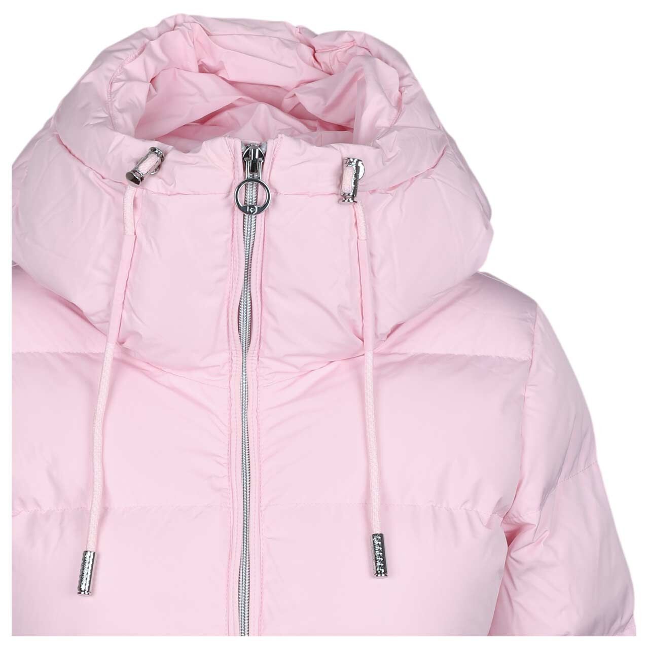 Damen Jacke Cordoba Short von Wellensteyn in Rosa, Detailansicht von der Kapuze vorne