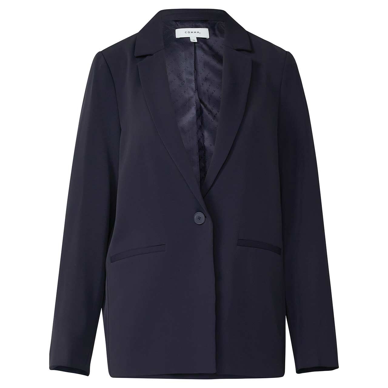 Comma Damen Blazer silky blue